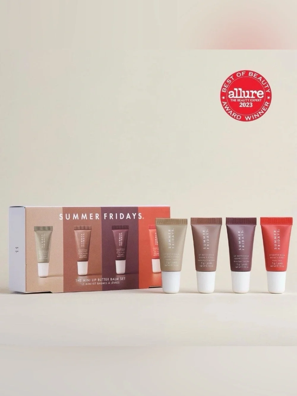 SUMMER FRIDAYS Limited Edition The Mini Neutrals Lip Butter Balm Set - 4 minis